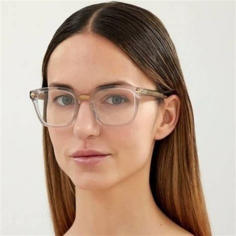 gucci opulent luxury gg0184o eyeglasses on face